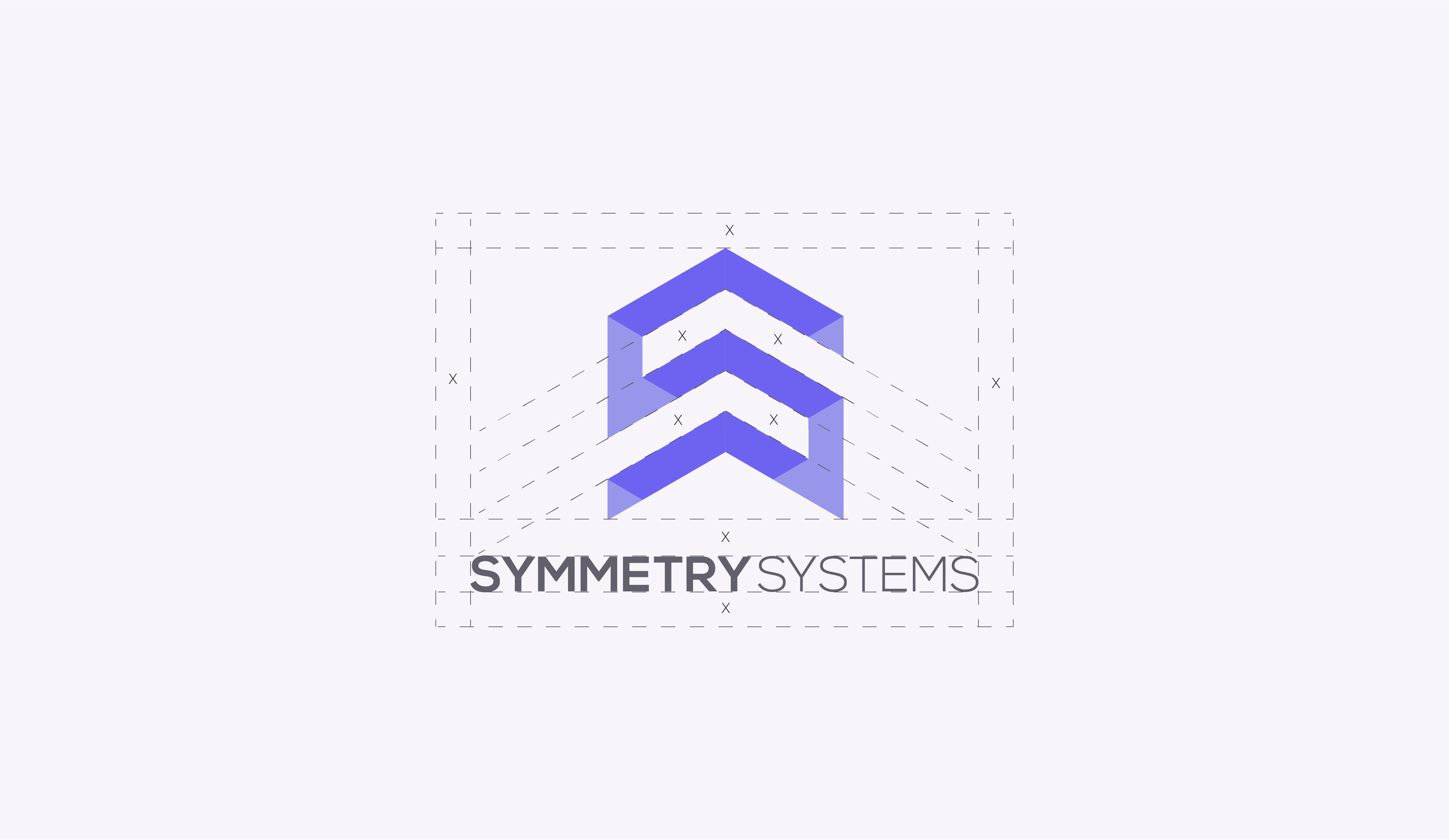 Symmetry Systems logo on light