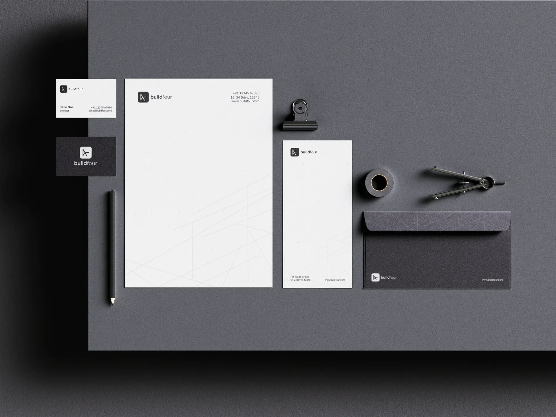 Brand collateral mockup