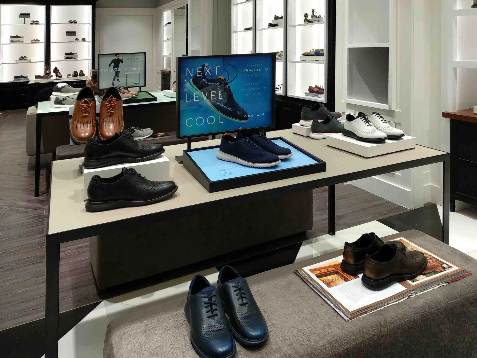 Cole Haan store visual merchandising by Divya Vandal, view 2