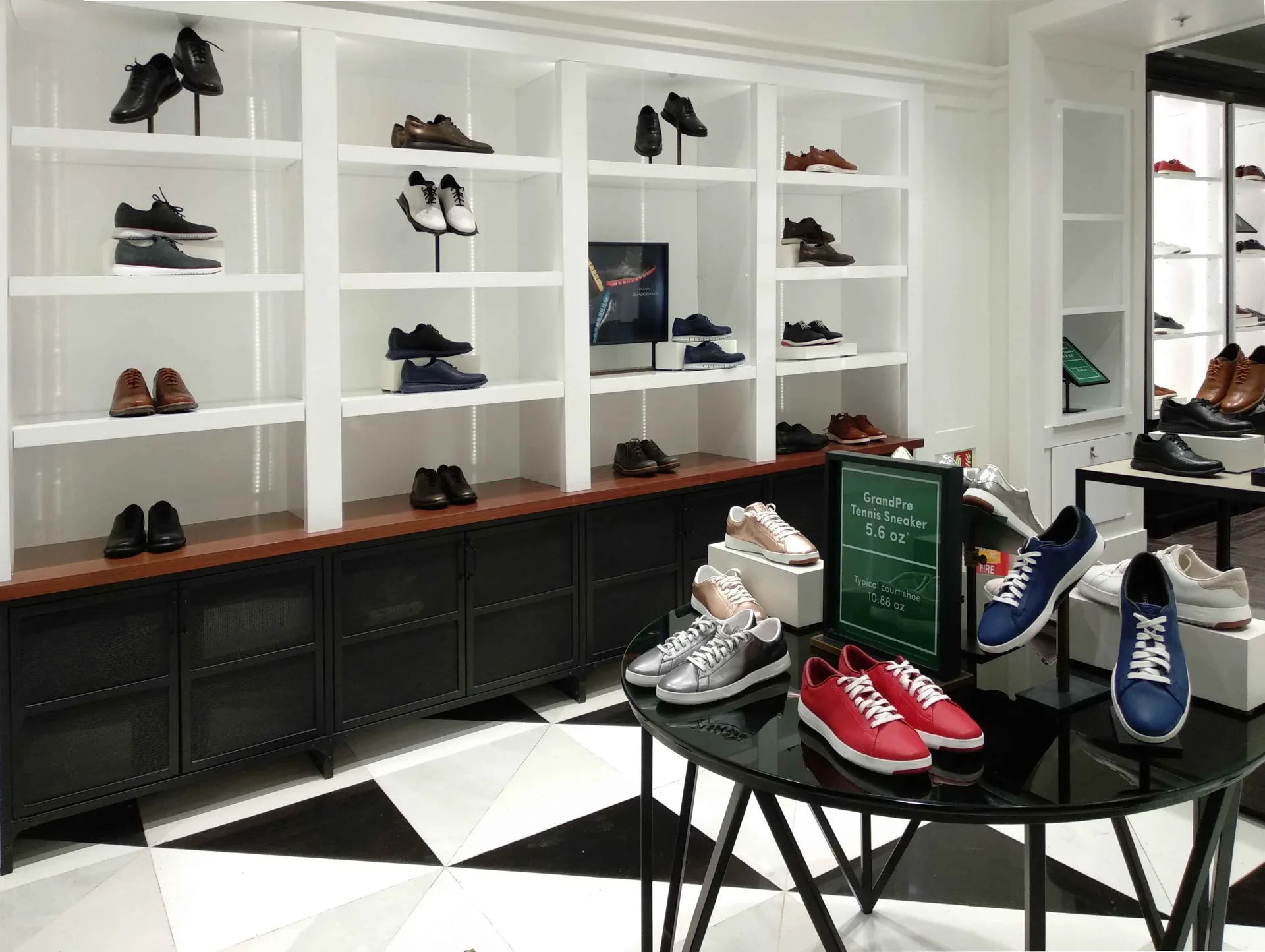 Cole Haan store visual merchandising by Divya Vandal, view 3