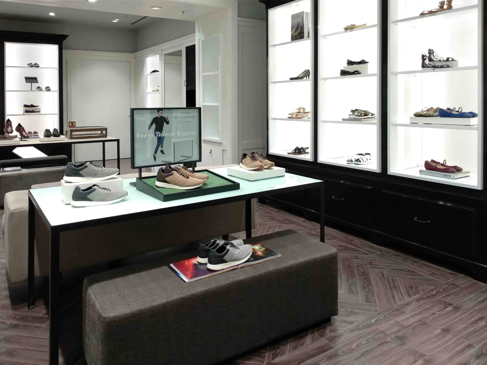 Cole Haan store visual merchandising by Divya Vandal, view 4