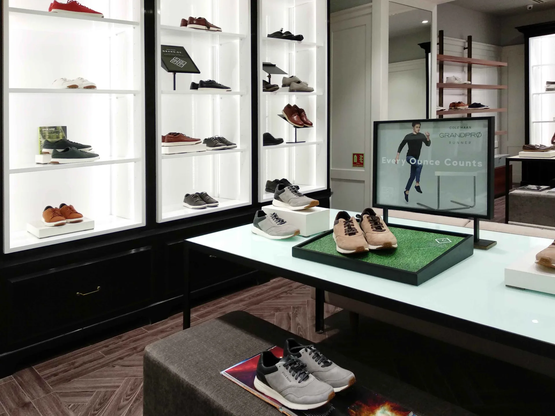 Cole Haan store visual merchandising by Divya Vandal, view 5