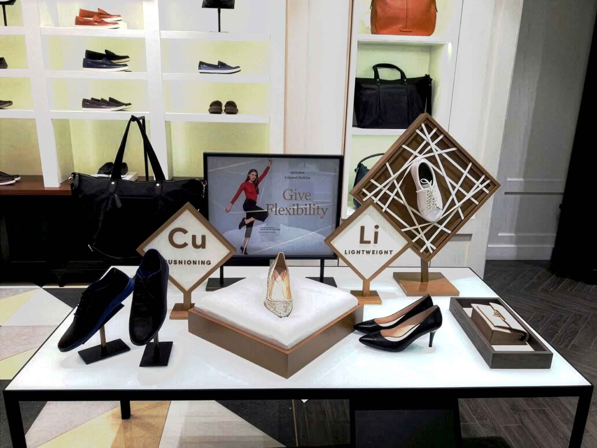 Cole Haan — merchandise display project by Divya Vandal