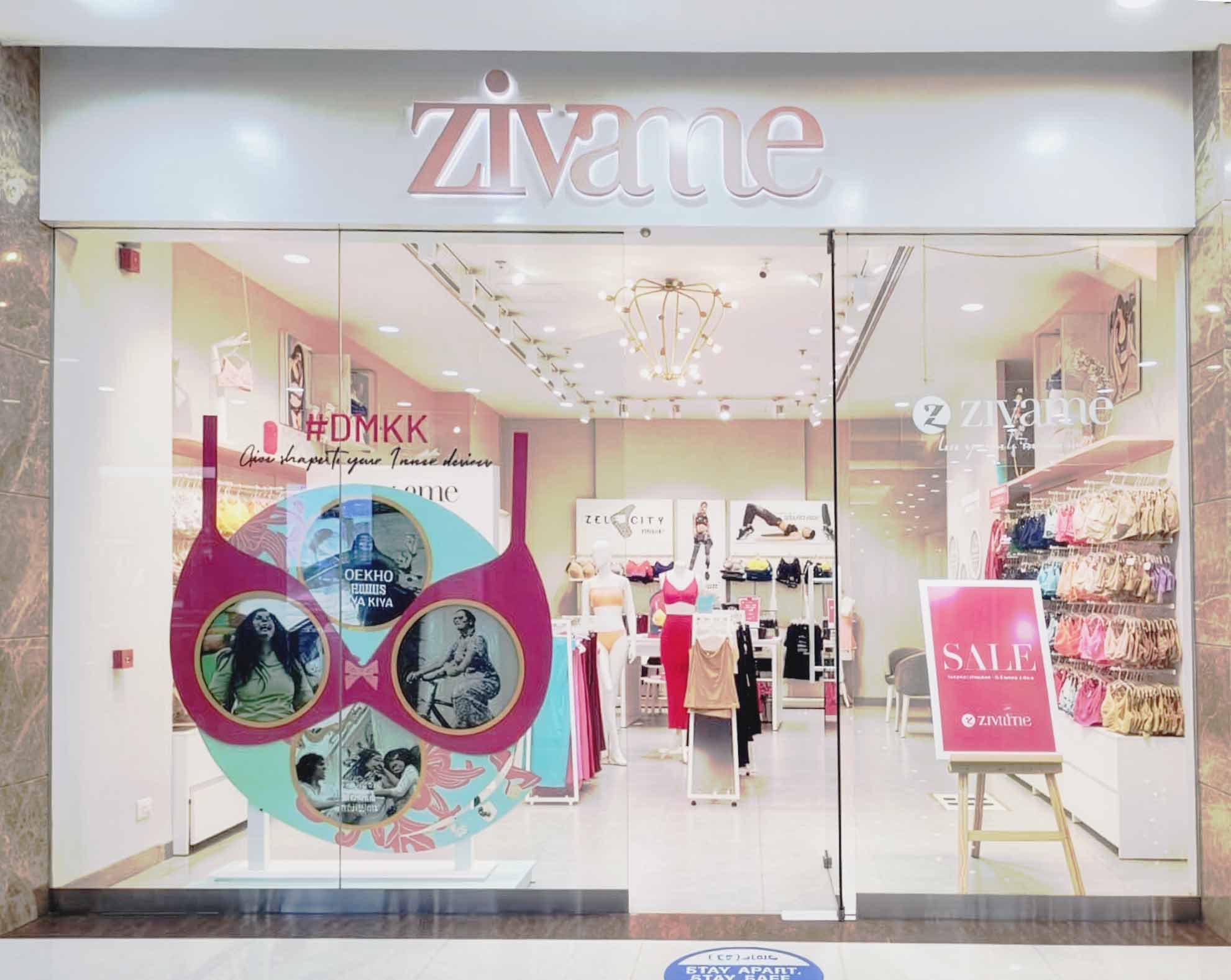 Dekho Maine Kya Kiya campaign window display for Zivame, view 4
