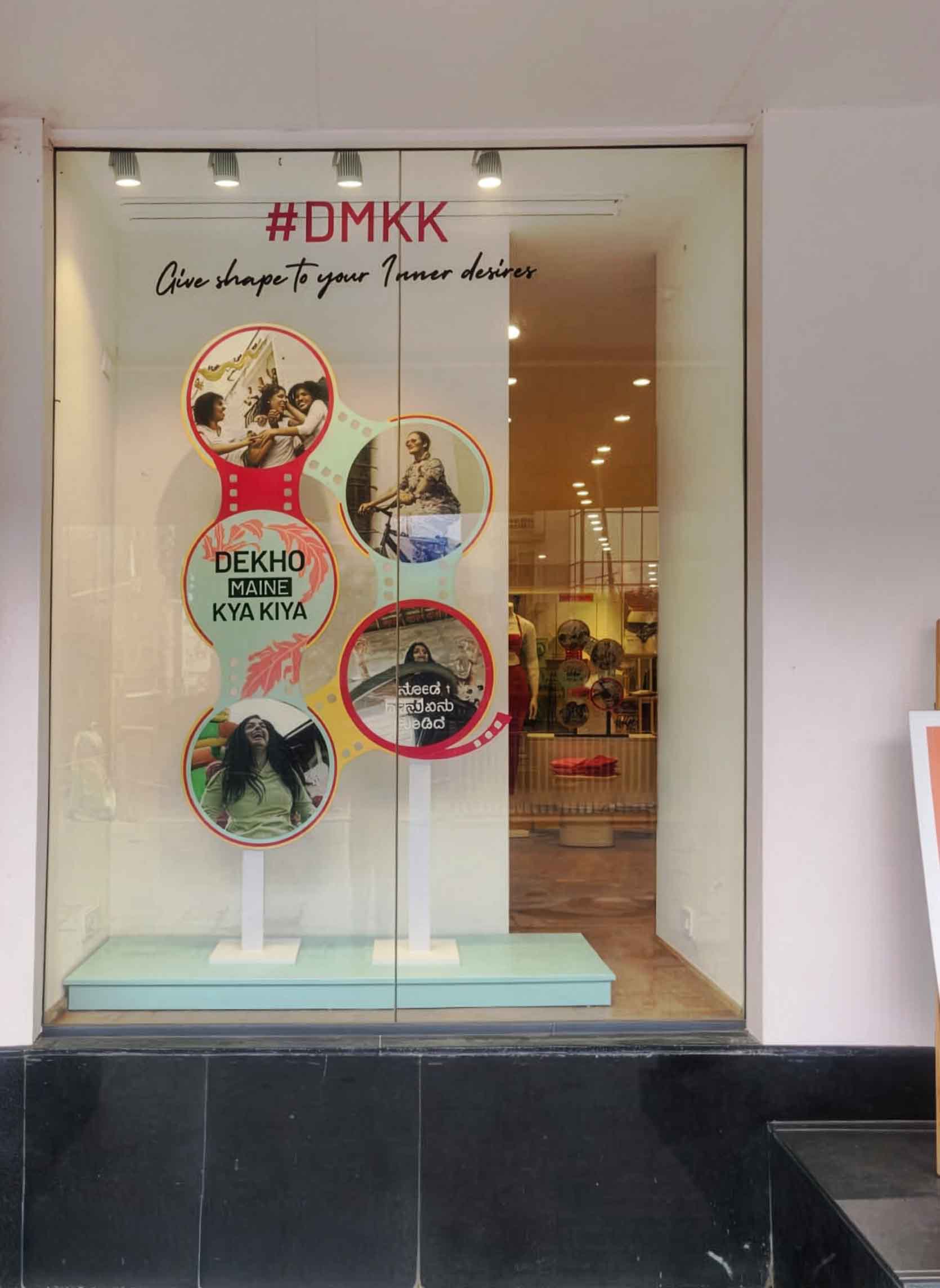 Dekho Maine Kya Kiya campaign window display for Zivame, view 15