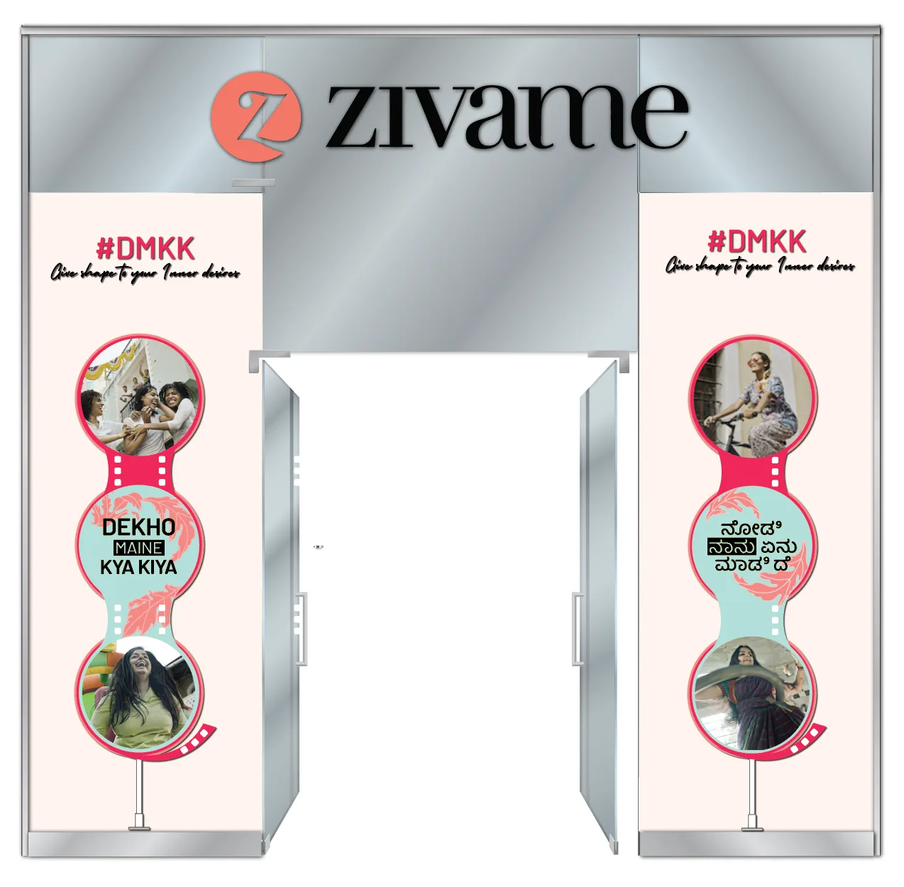 Dekho Maine Kya Kiya campaign window display for Zivame, view 20