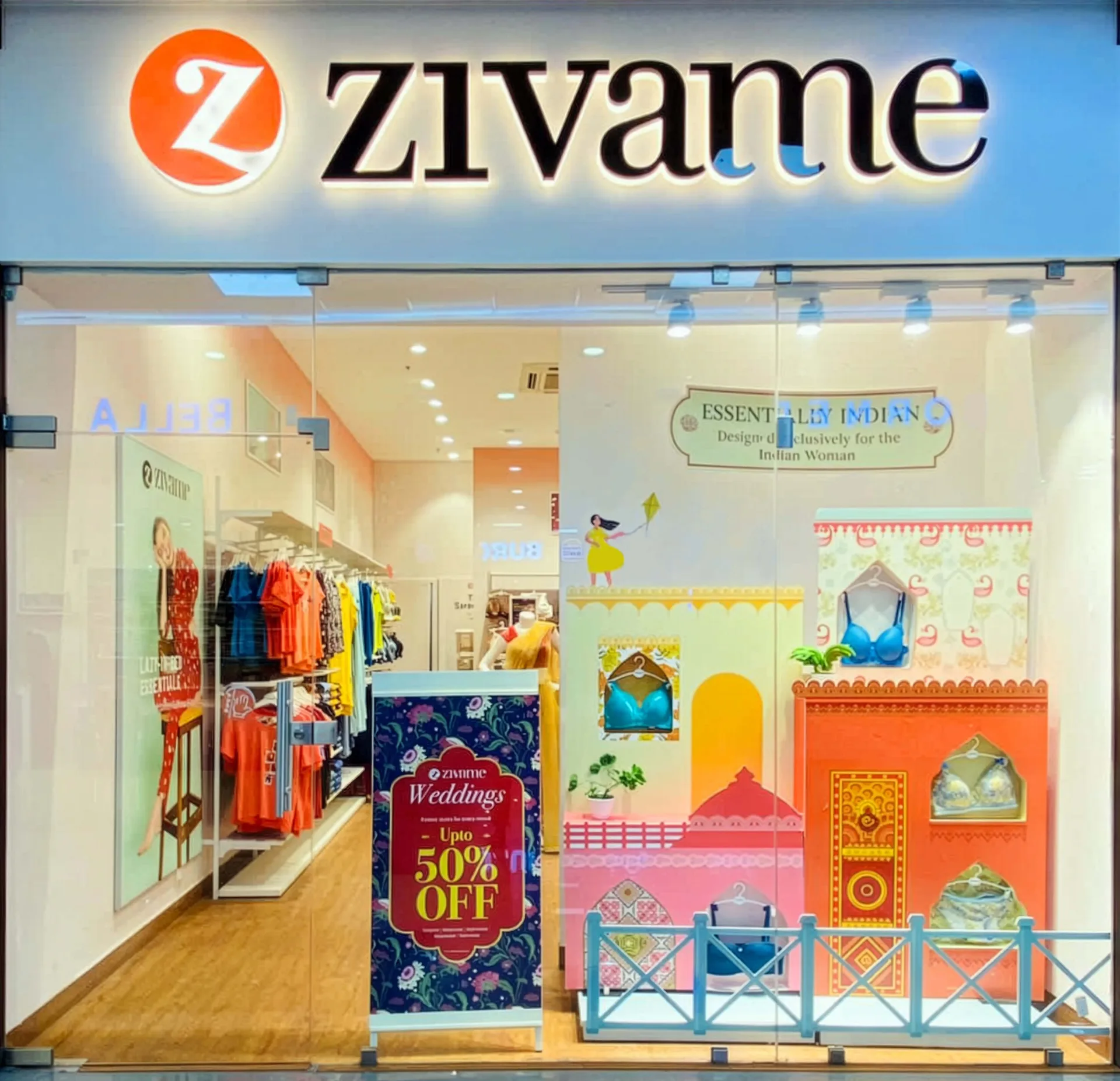 Essentially Indian — window display project by Divya Vandal