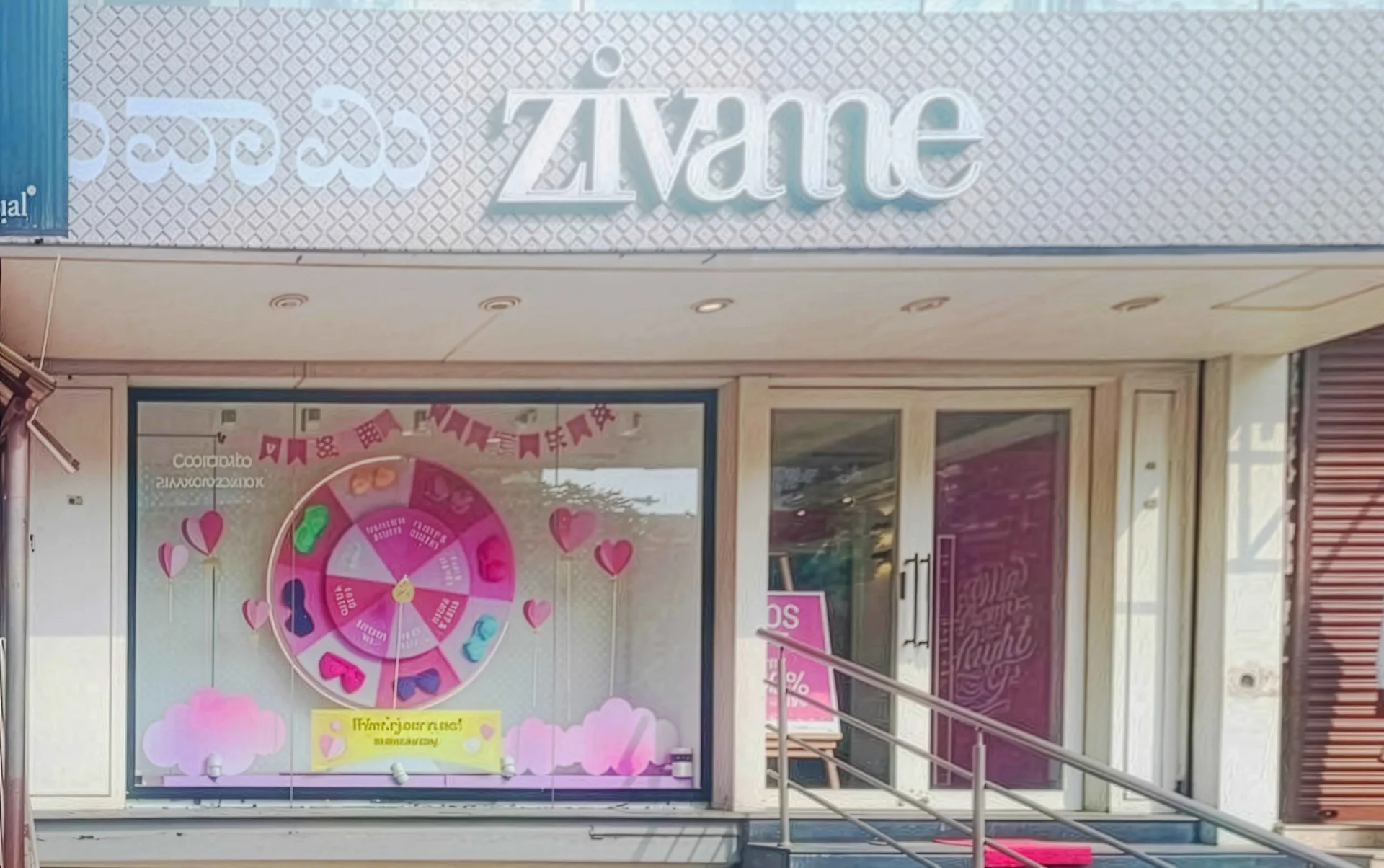 Sale of Fortune carnival sale window display for Zivame, view 8