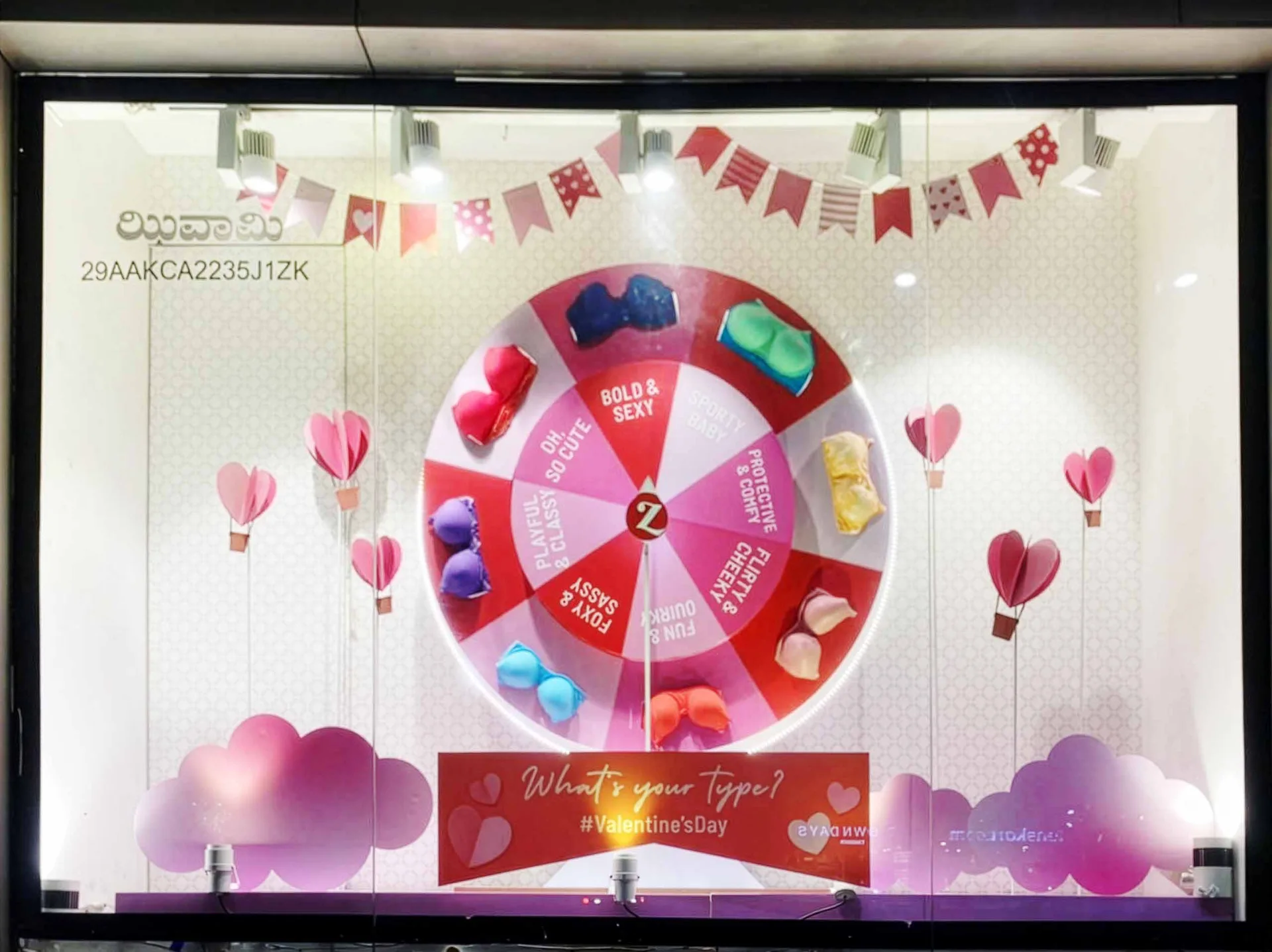 Sale of Fortune carnival sale window display for Zivame, view 9