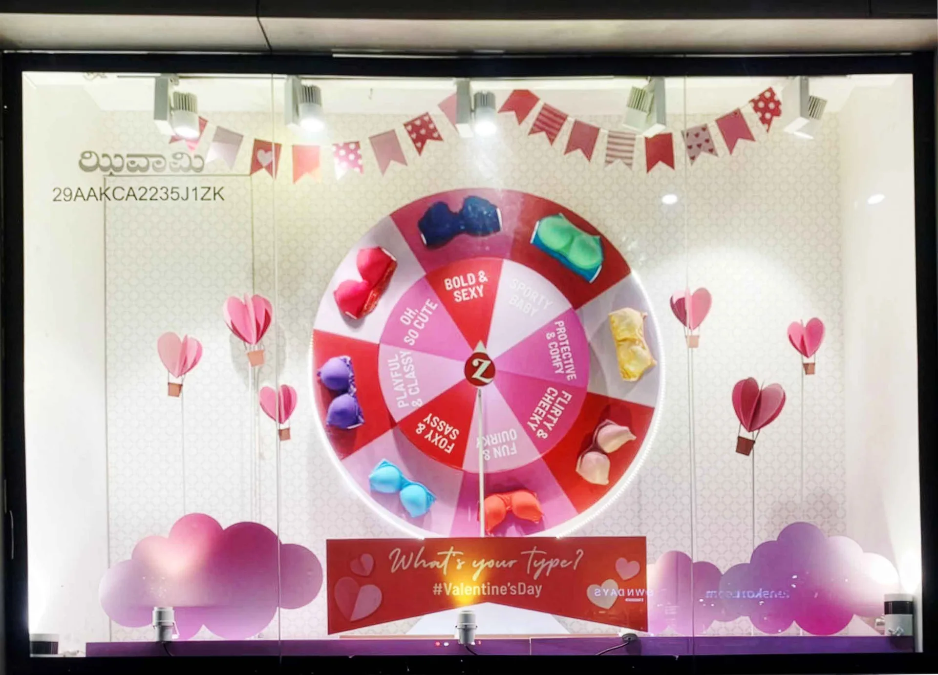 Sale of Fortune carnival sale window display for Zivame, view 10