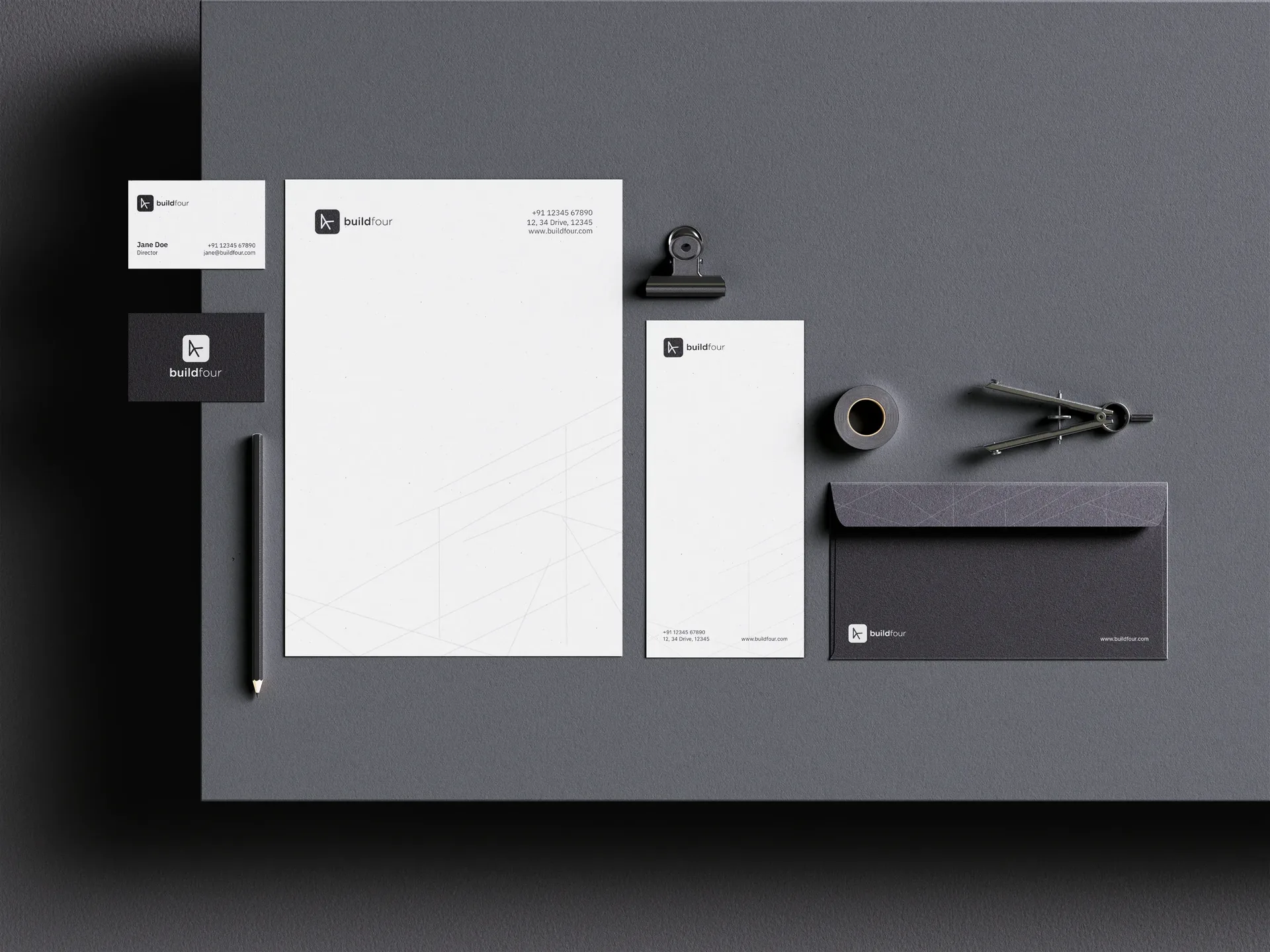 Buildfour — graphic design project by Divya Vandal