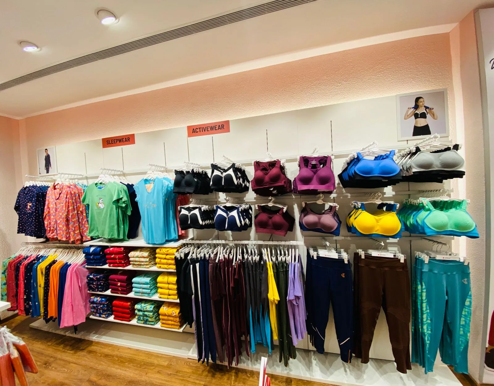 Zivame in-store merchandise display system by Divya Vandal, view 43