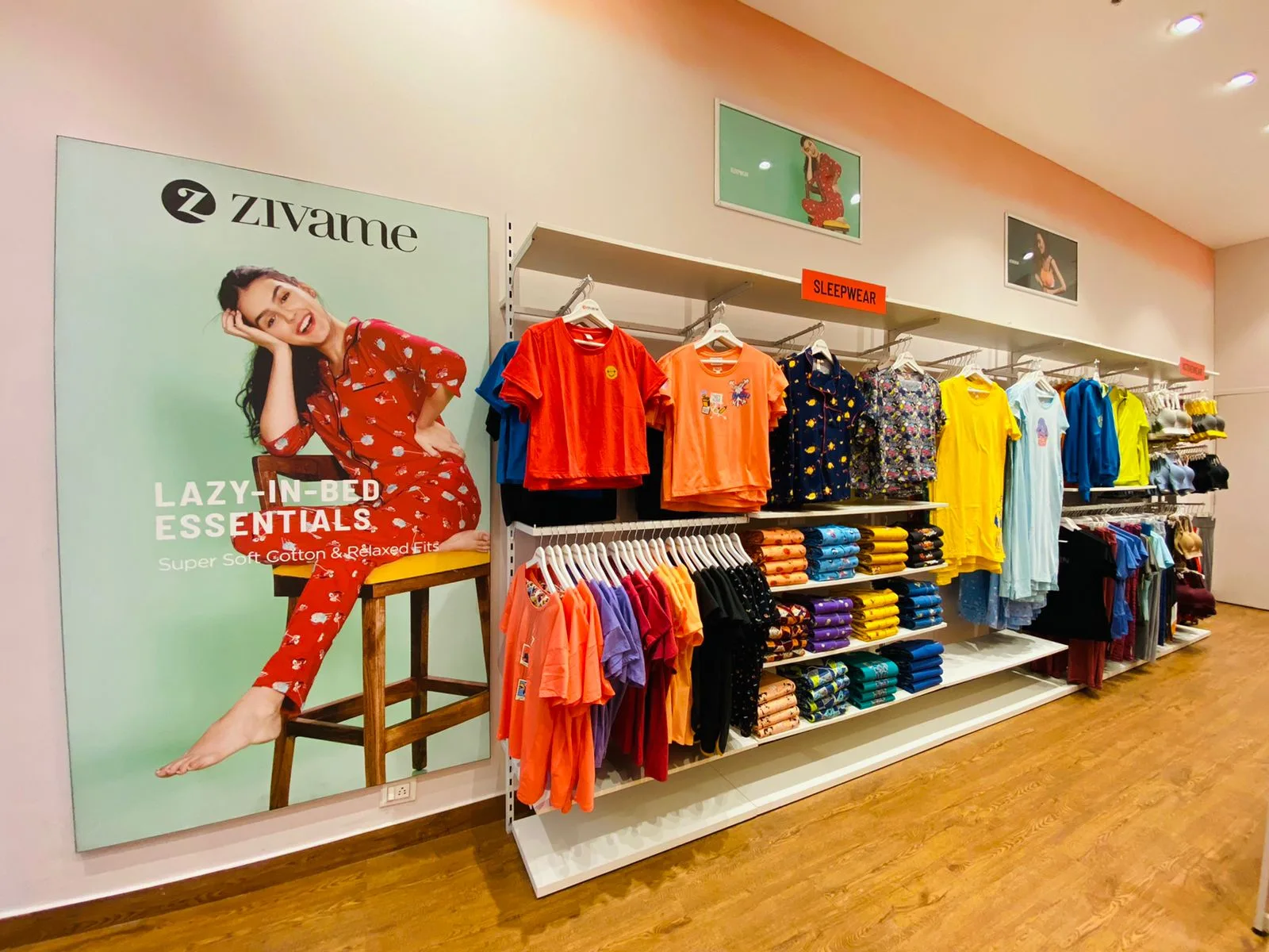 Zivame in-store merchandise display system by Divya Vandal, view 71