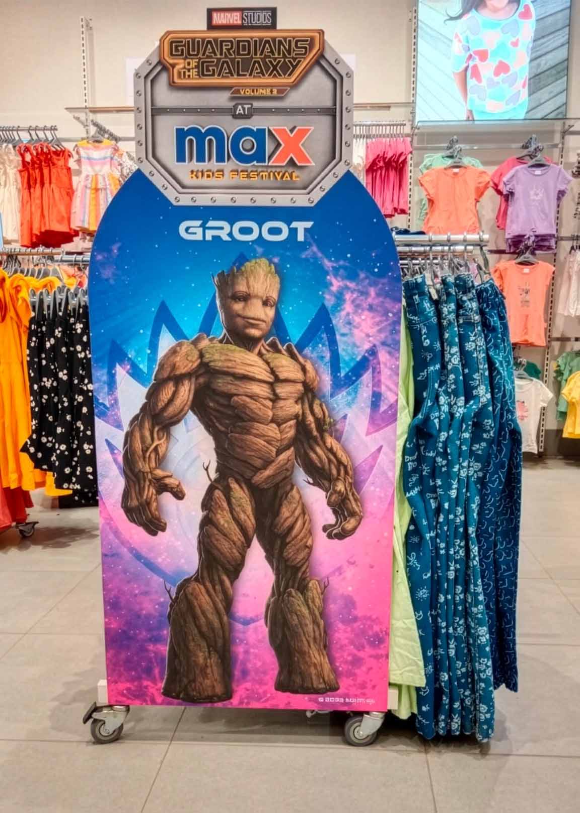 Guardians of the Galaxy Vol. 3 kids collection window display for Max, view 8