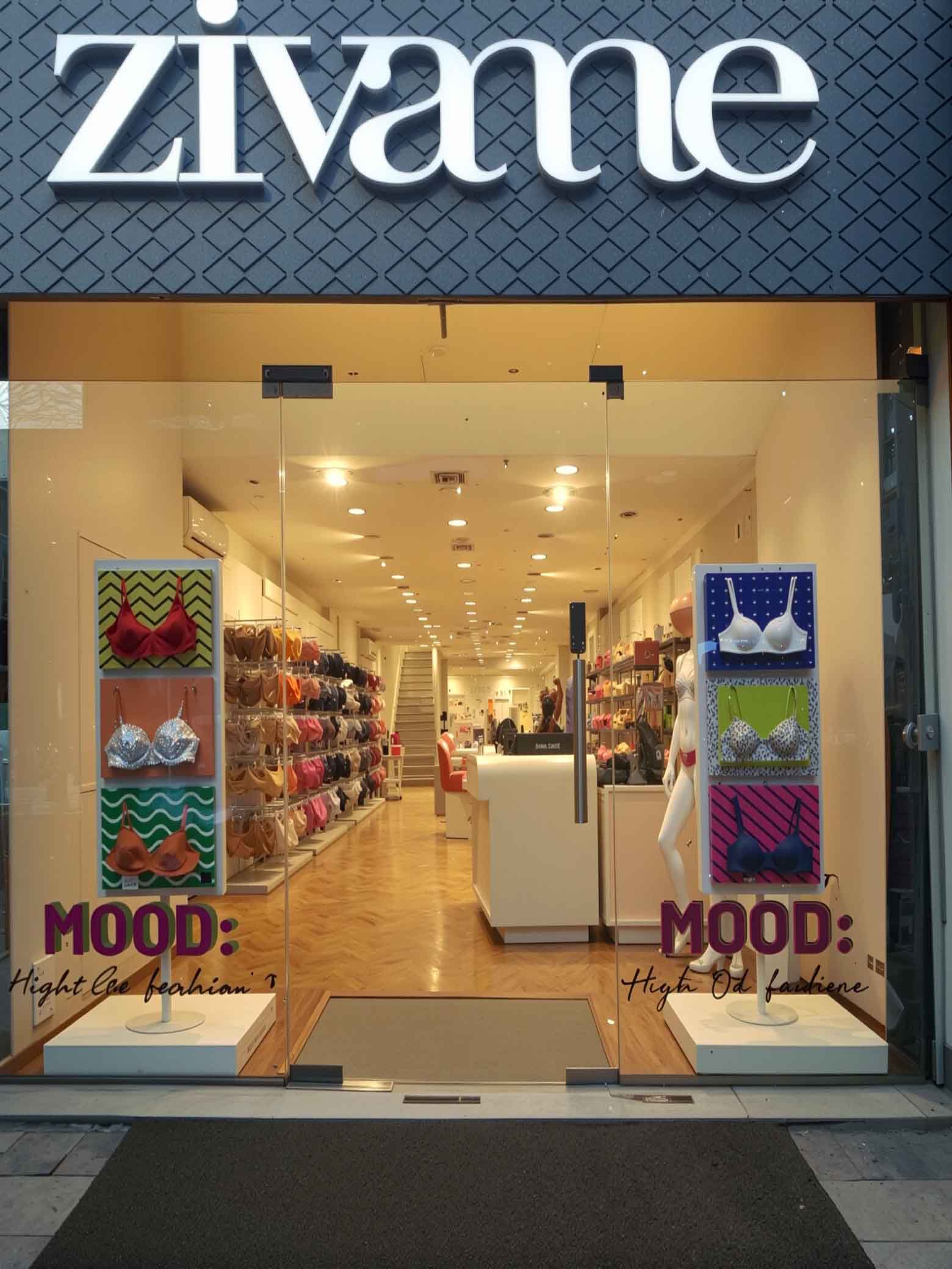 Whimsical playful grid window concept for Zivame, view 8